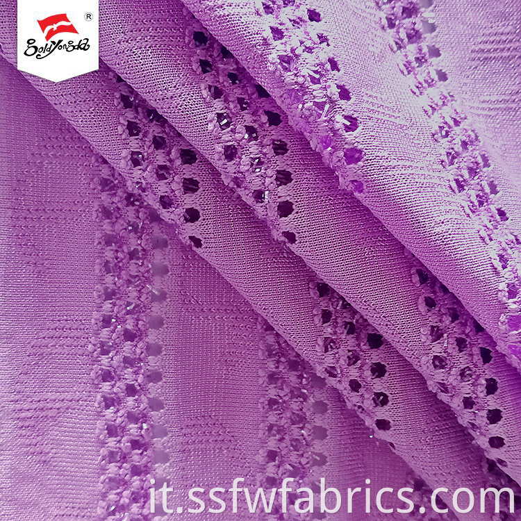 Good Wash Eyelet Jacquard Fabric